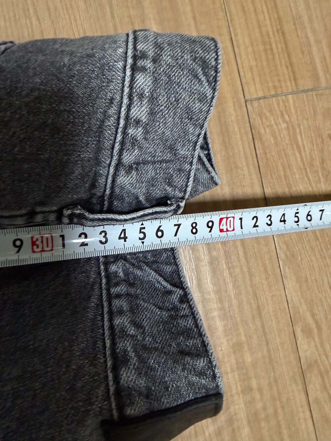 [48] 페이탈리즘 흑청 데님팬츠 상품이미지10