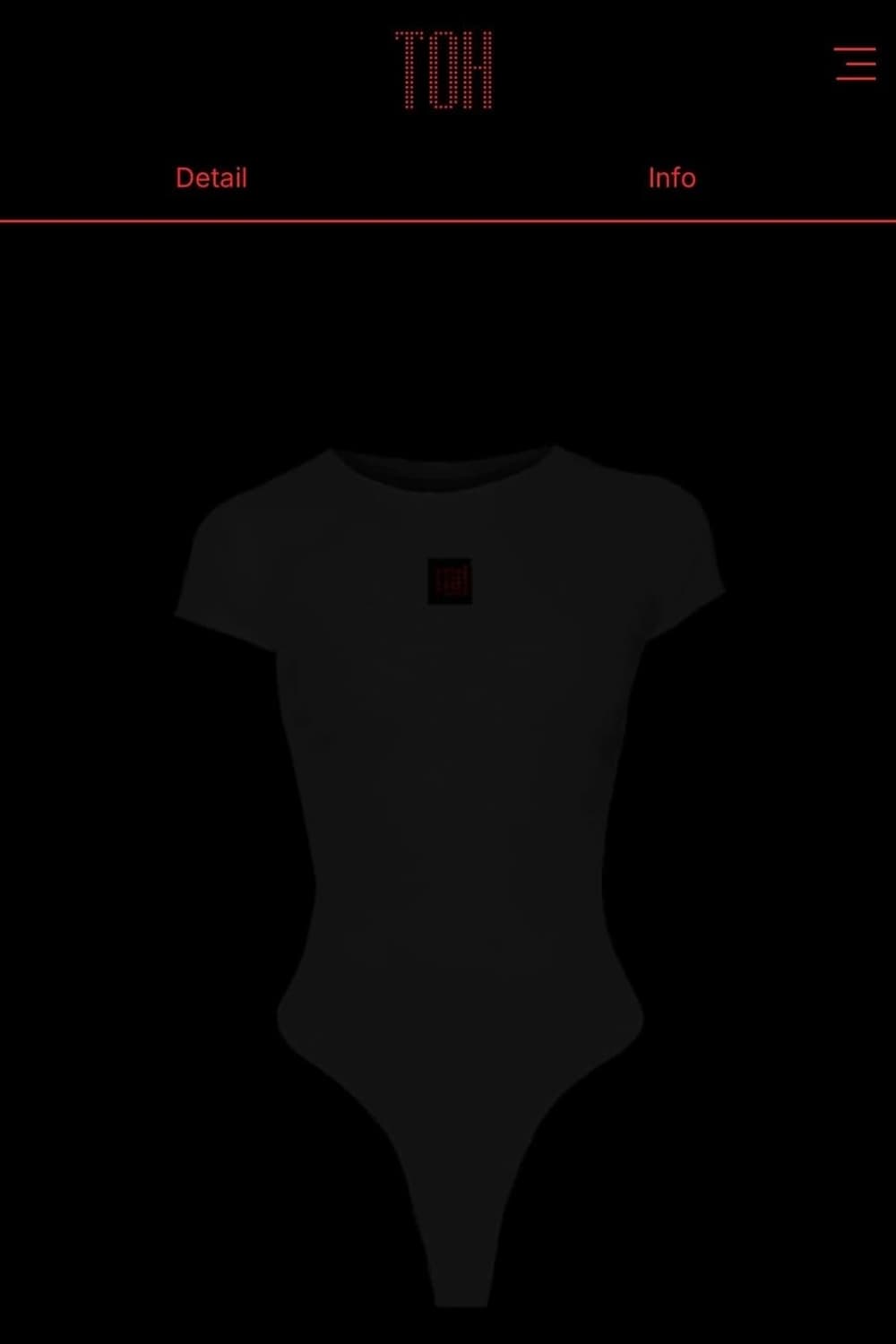 TOH Bodysuit RED toh 바디수트 레드 상품이미지2