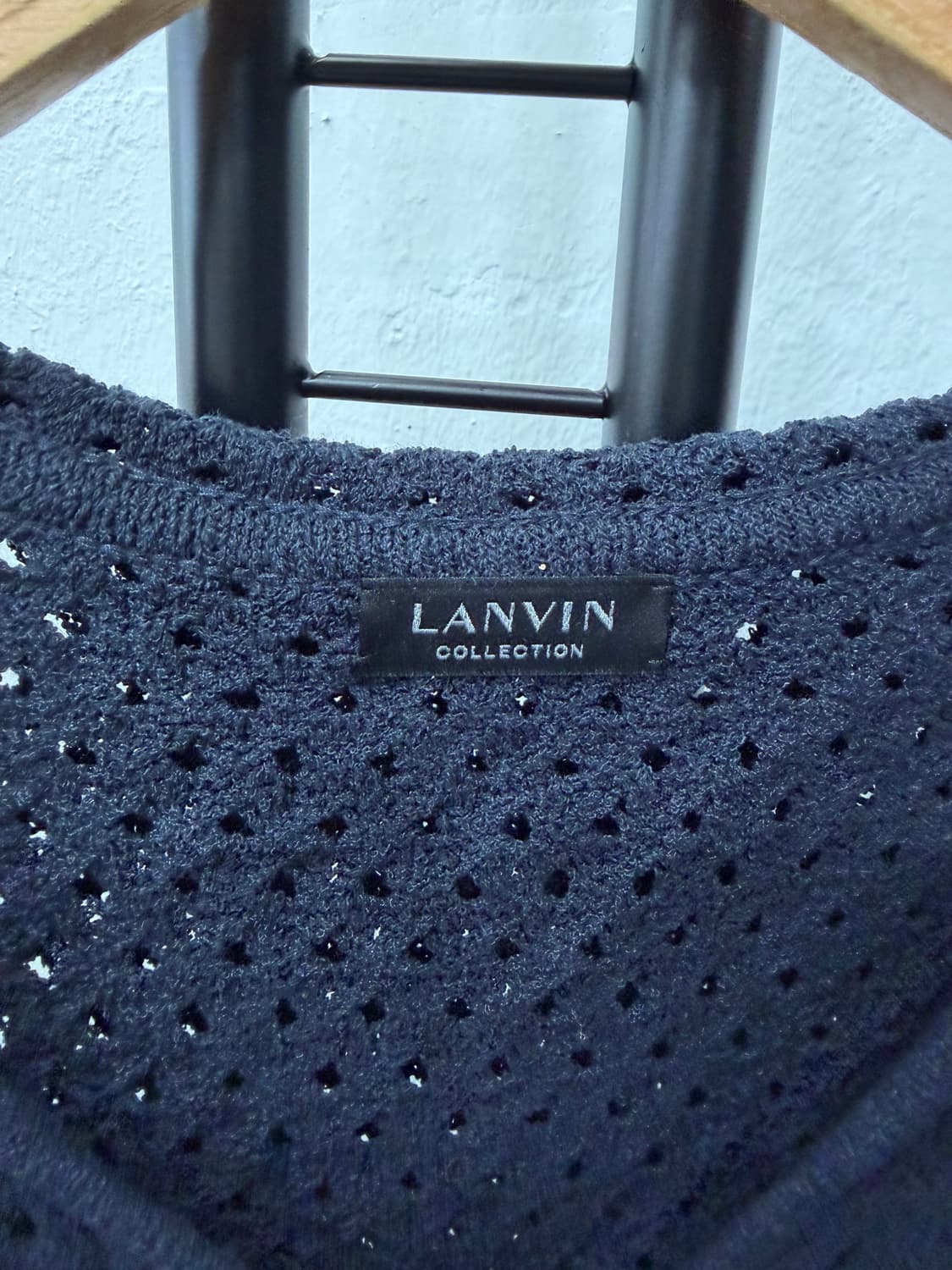 정품) 랑방 한섬 스트라이프 니트 탑 F 상품이미지6