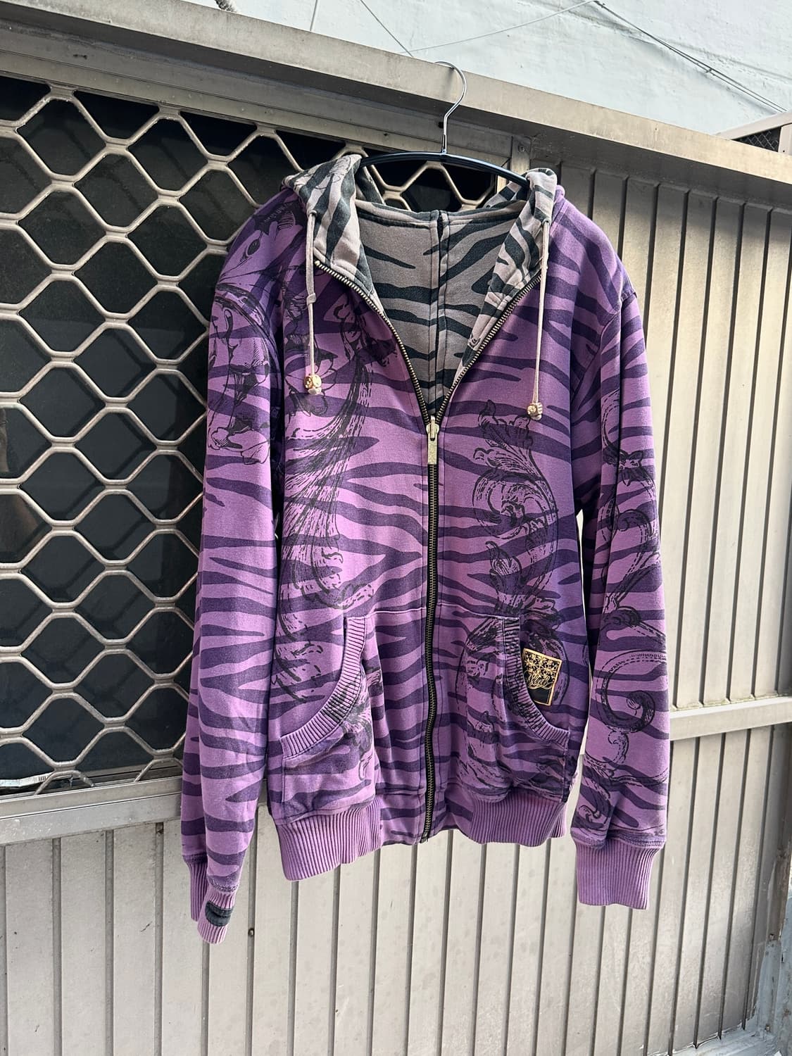 FLAP reversible punk printing hoody 상품이미지2