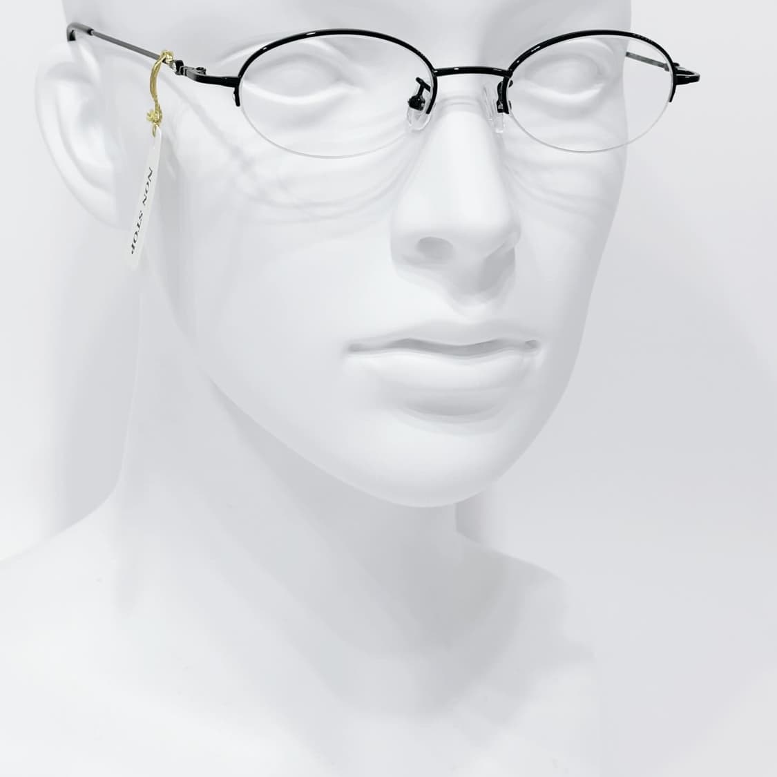 Nonstop 블랙 큐빅 반무테 데드스탁 빈티지안경 상품이미지6