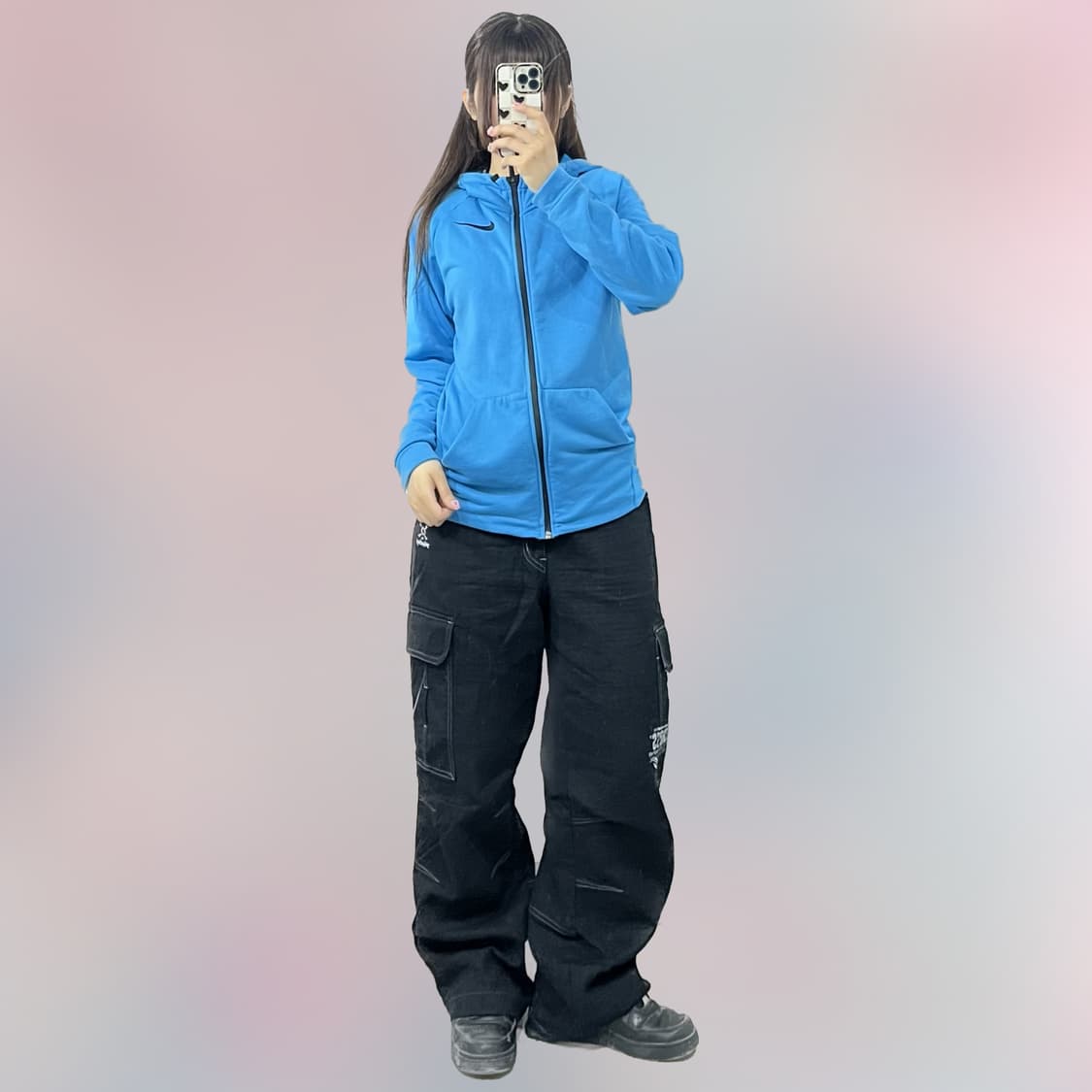 나이키 드라이핏 자수 스우시 후드집업 상품이미지1