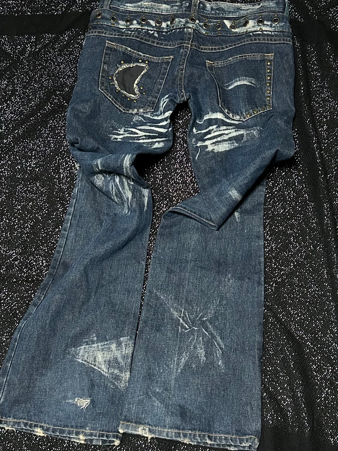 *archive* 2000s LOWBOX lace up 데님팬츠 상품이미지4