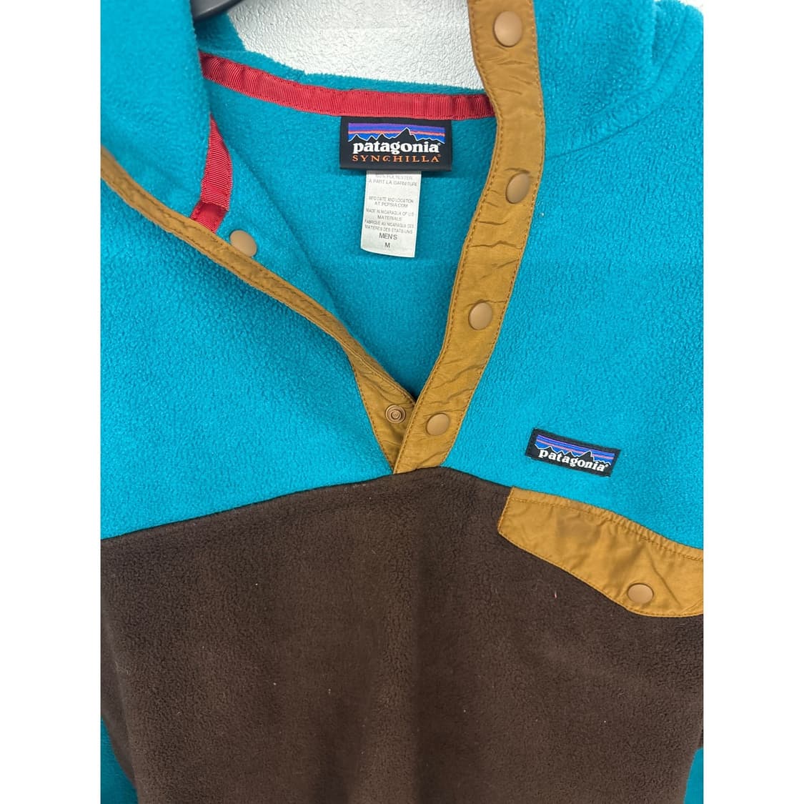10s 파타고니아 후드 신칠라 스냅-T 블루/브라운 상품이미지2