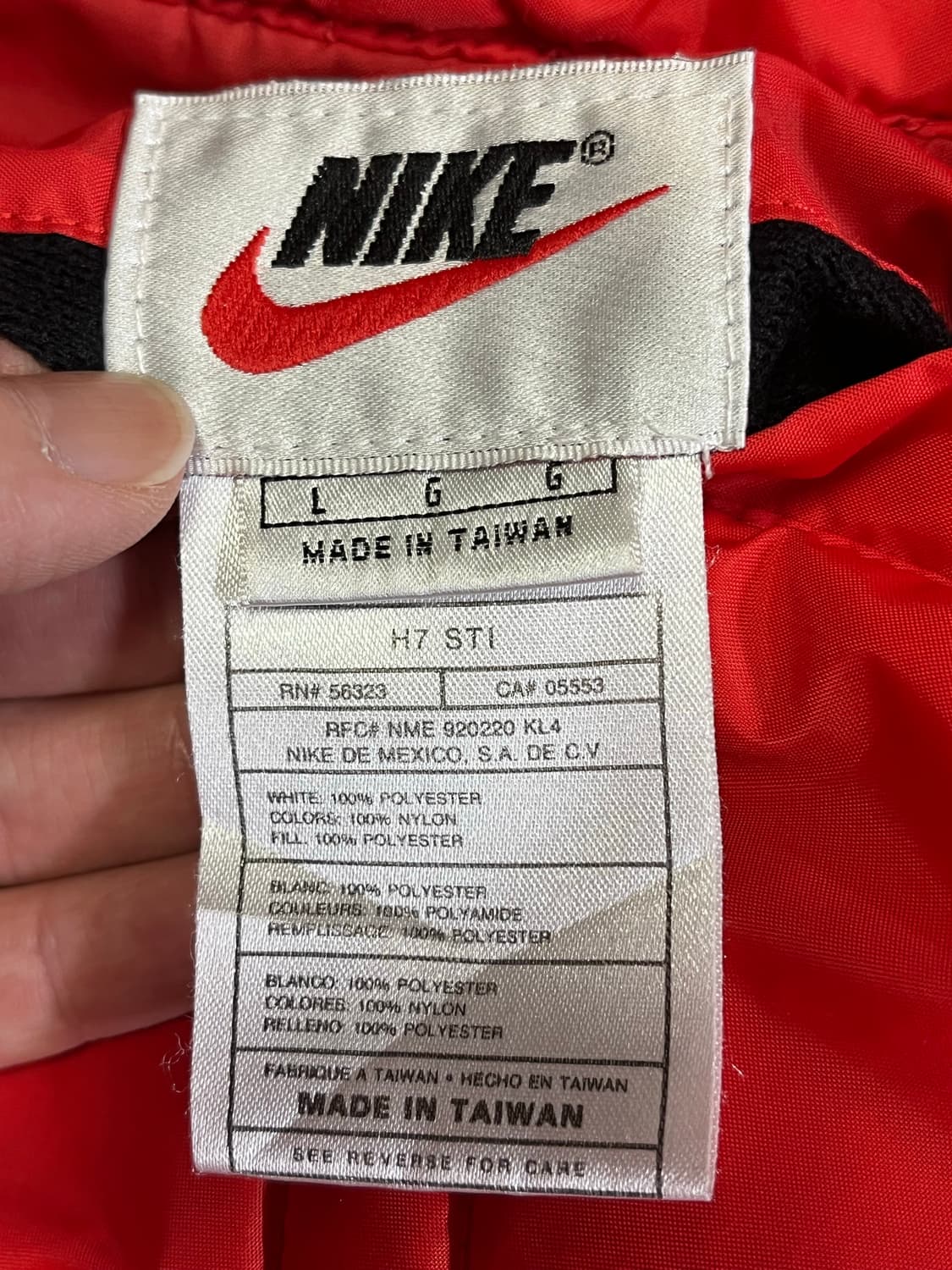 나이키 90‘s 리버서블 봄버 자켓 L 상품이미지5