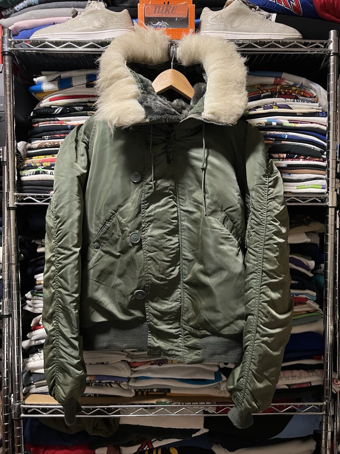 70s 알파 인더스트리 N-2B 헤비 플라잉 자켓 상품이미지1