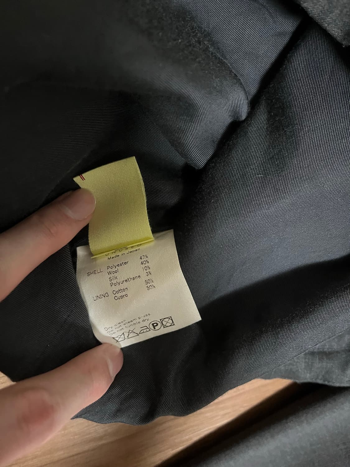 언유즈드 x 빔즈 x SSZ 노카라 스냅 버튼 자켓 상품이미지6