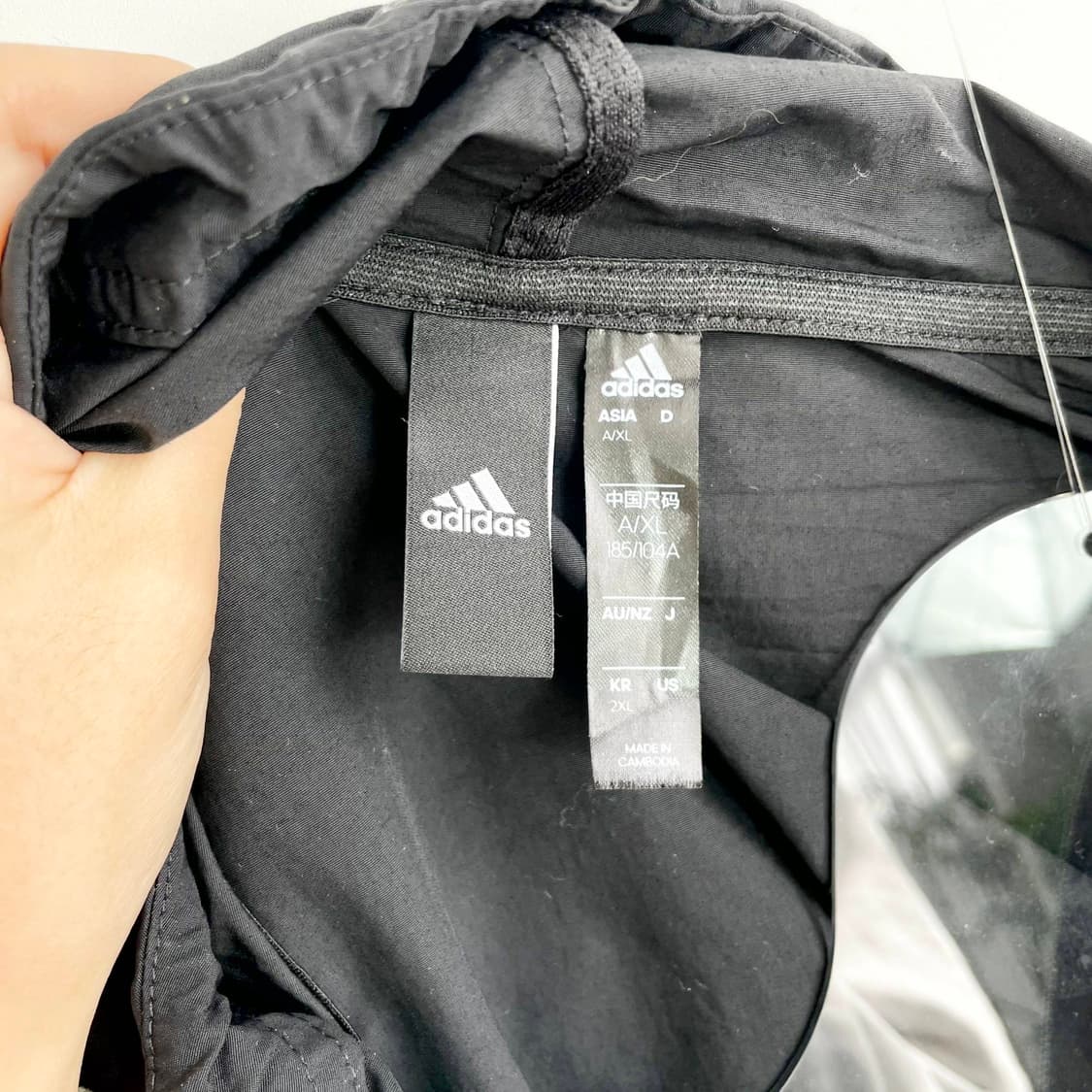 A2 아디다스 M 3S 테이프 후드 자켓 105사이즈 상품이미지5