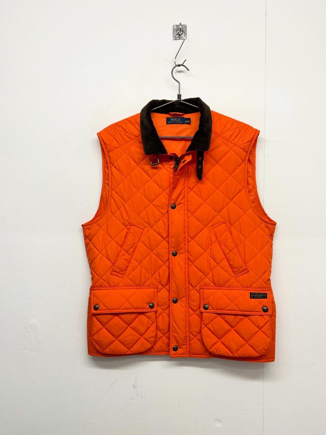 폴로 랄프로렌 오렌지 퀼팅 조끼 상품이미지1