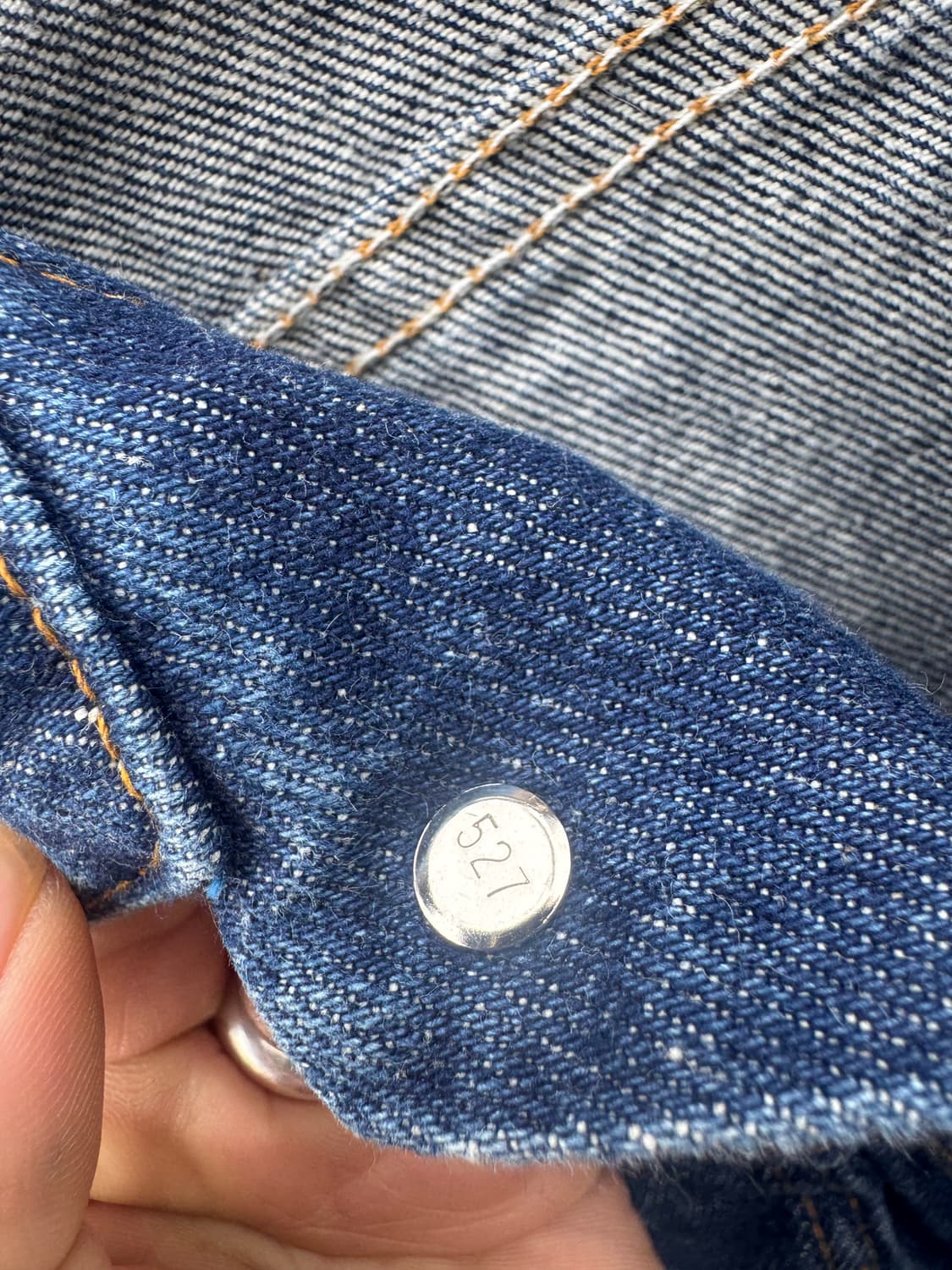 90s 리바이스 빈티지 3rd 인디고 데님 트러커 자켓 42 상품이미지5