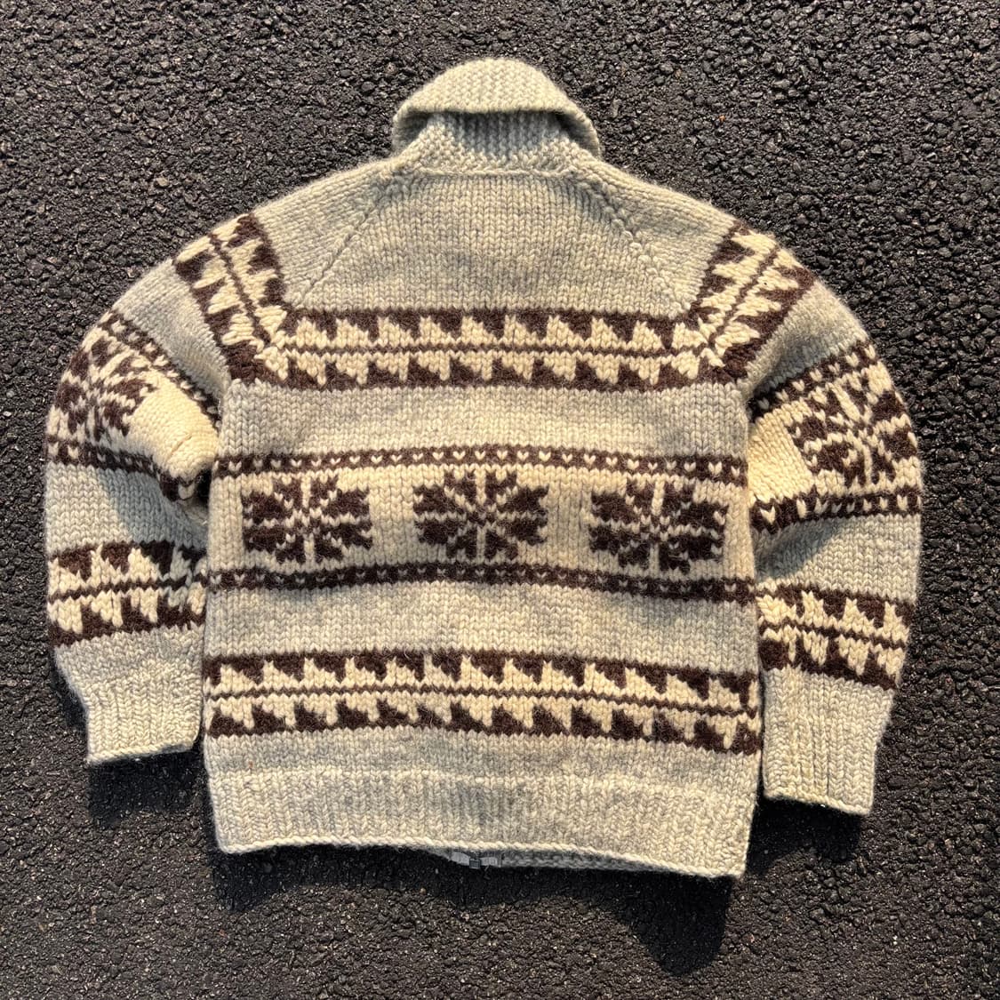 빈티지 캐나다 코위찬 집업 상품이미지2