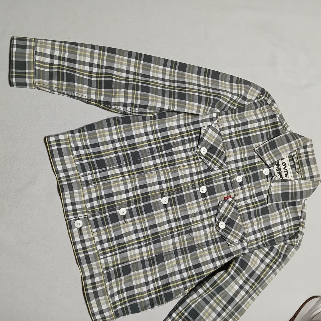 levis 리바이스 체크 트러커 자켓 천 상품이미지2
