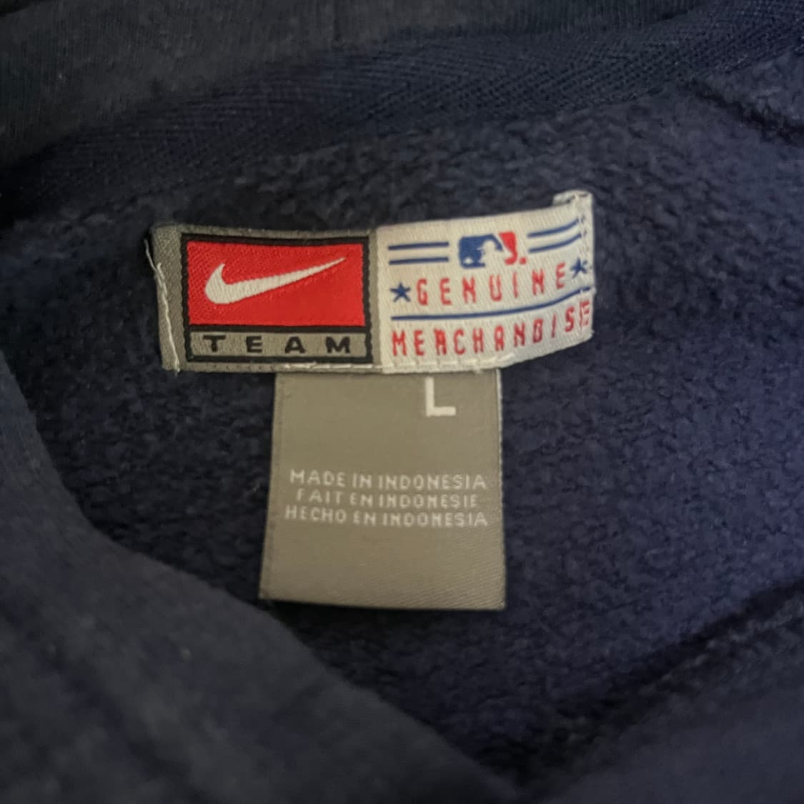 00‘s 나이키 MLB 양키스 센터로고 후드 상품이미지4