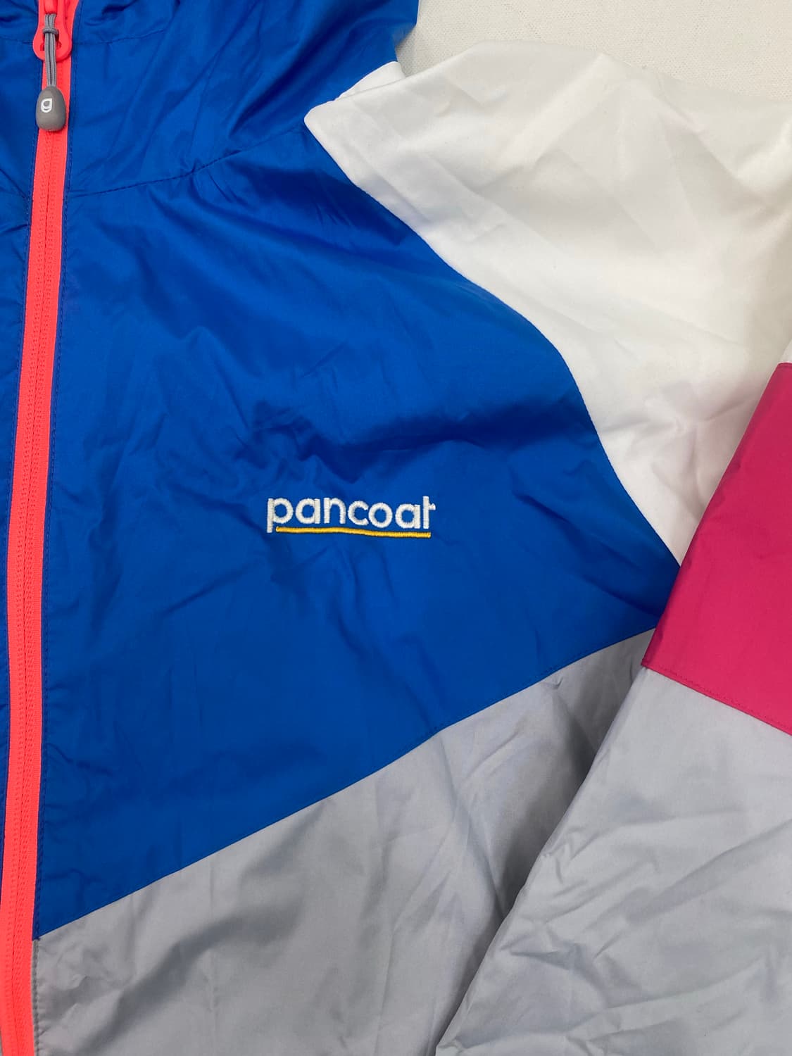 팬콧 컬러블록 바람막이 후드집업 (M) 상품이미지3