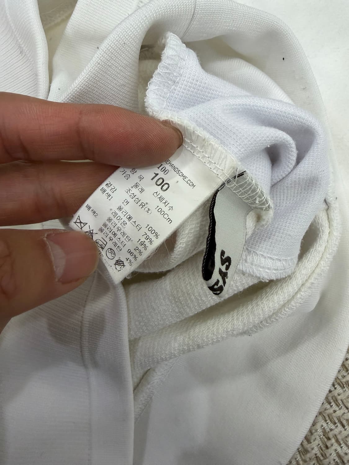 정품) 시스템옴므 한섬 20ss 오버핏 프린팅 맨투맨 100 상품이미지5