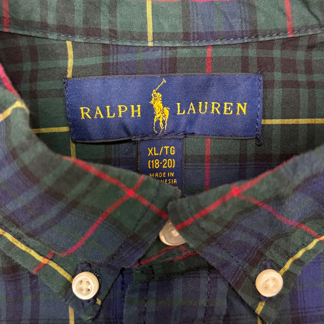 [XL] 폴로 타탄체크 셔츠 상품이미지5