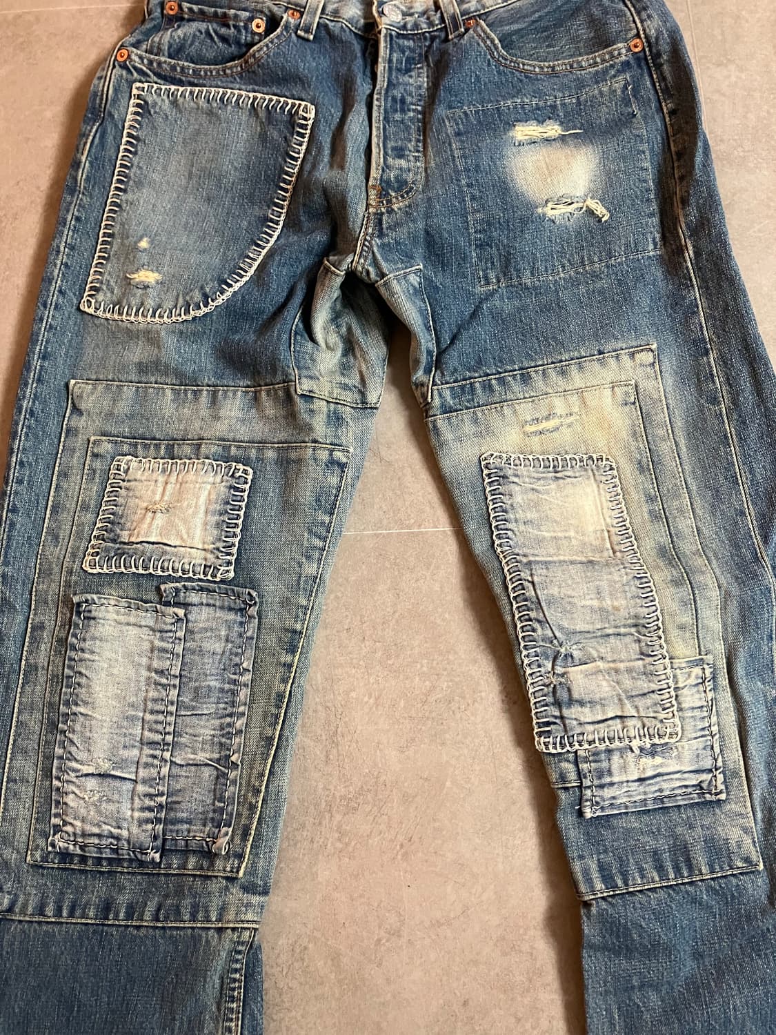 빈티지 리바이스 리메이크 데님팬츠 언더커버맛 상품이미지2