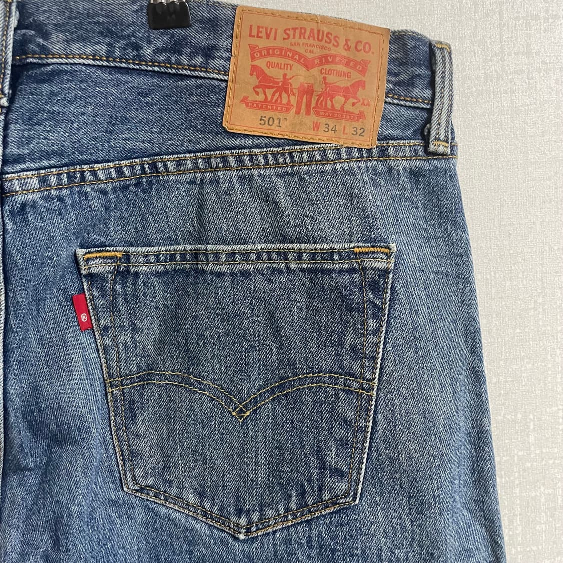 리바이스 501 스트레이트 데님 팬츠 / W34,L32 상품이미지7