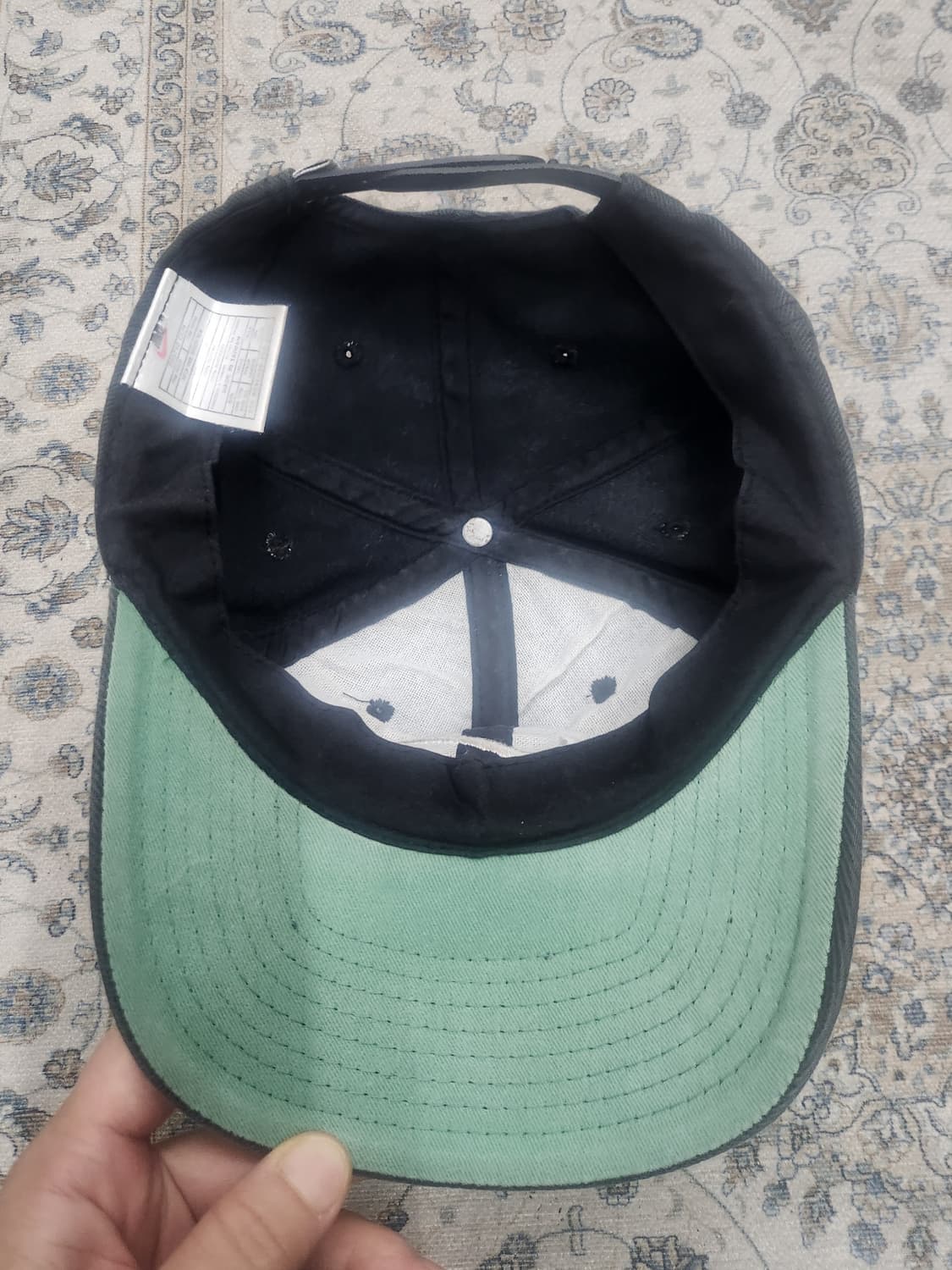 90s 대만 제작 나이키 올드스쿨 다크 그레이 볼캡 상품이미지6