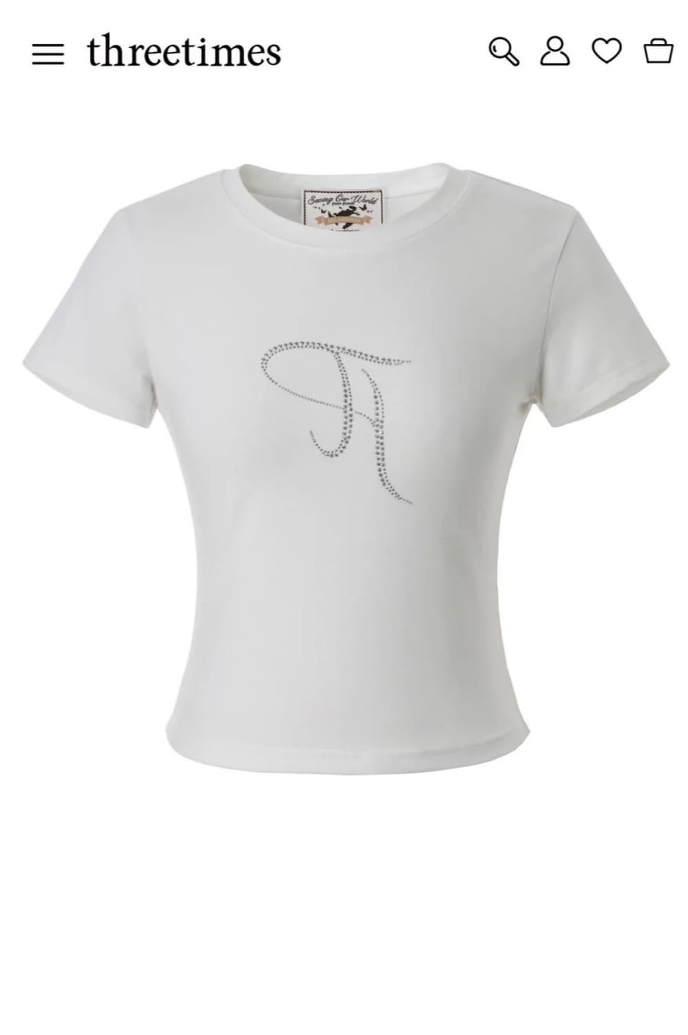 쓰리타임즈 쥬얼티 화이트 m 상품이미지1