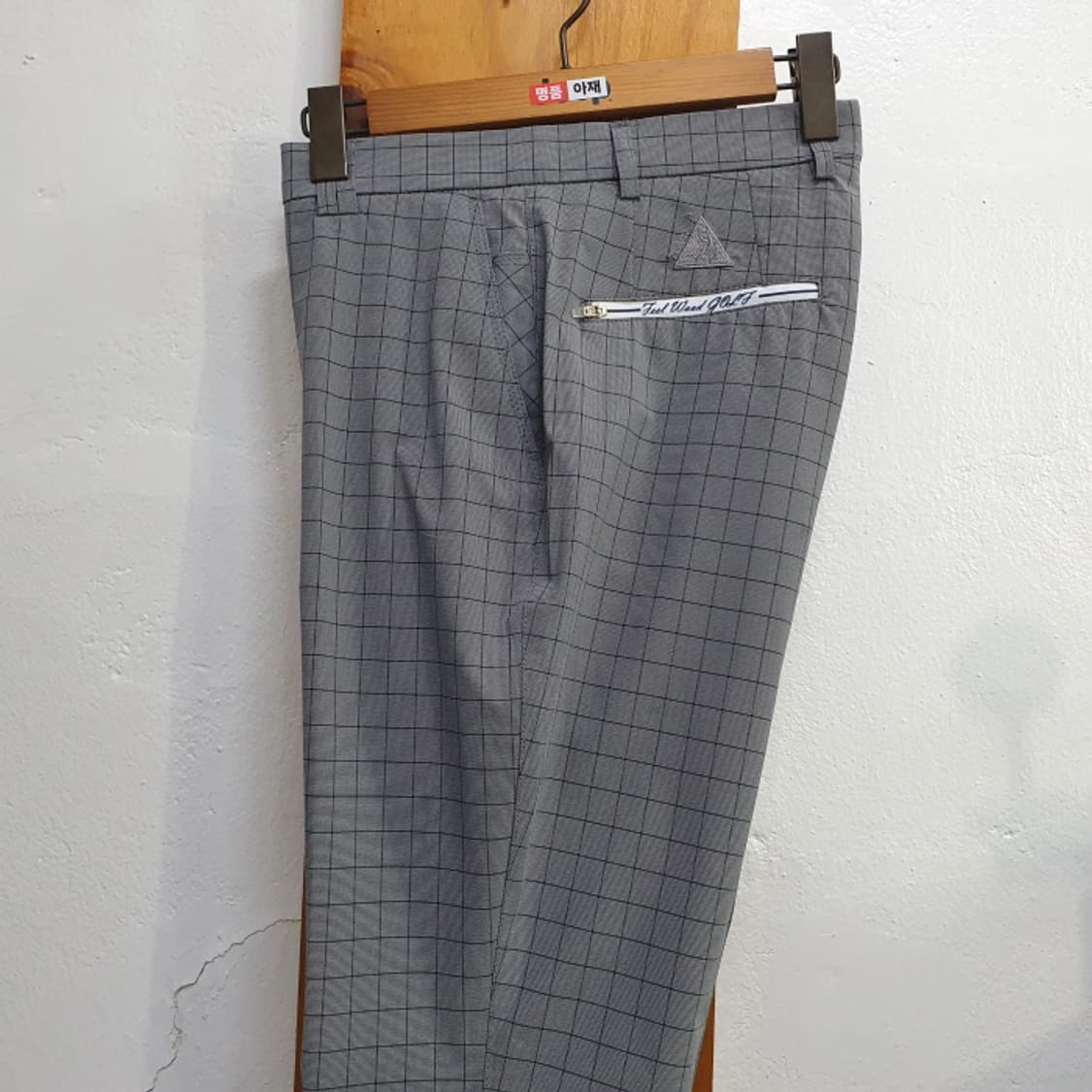 필우드 여름 체크 남자골프바지(32) 상품이미지3