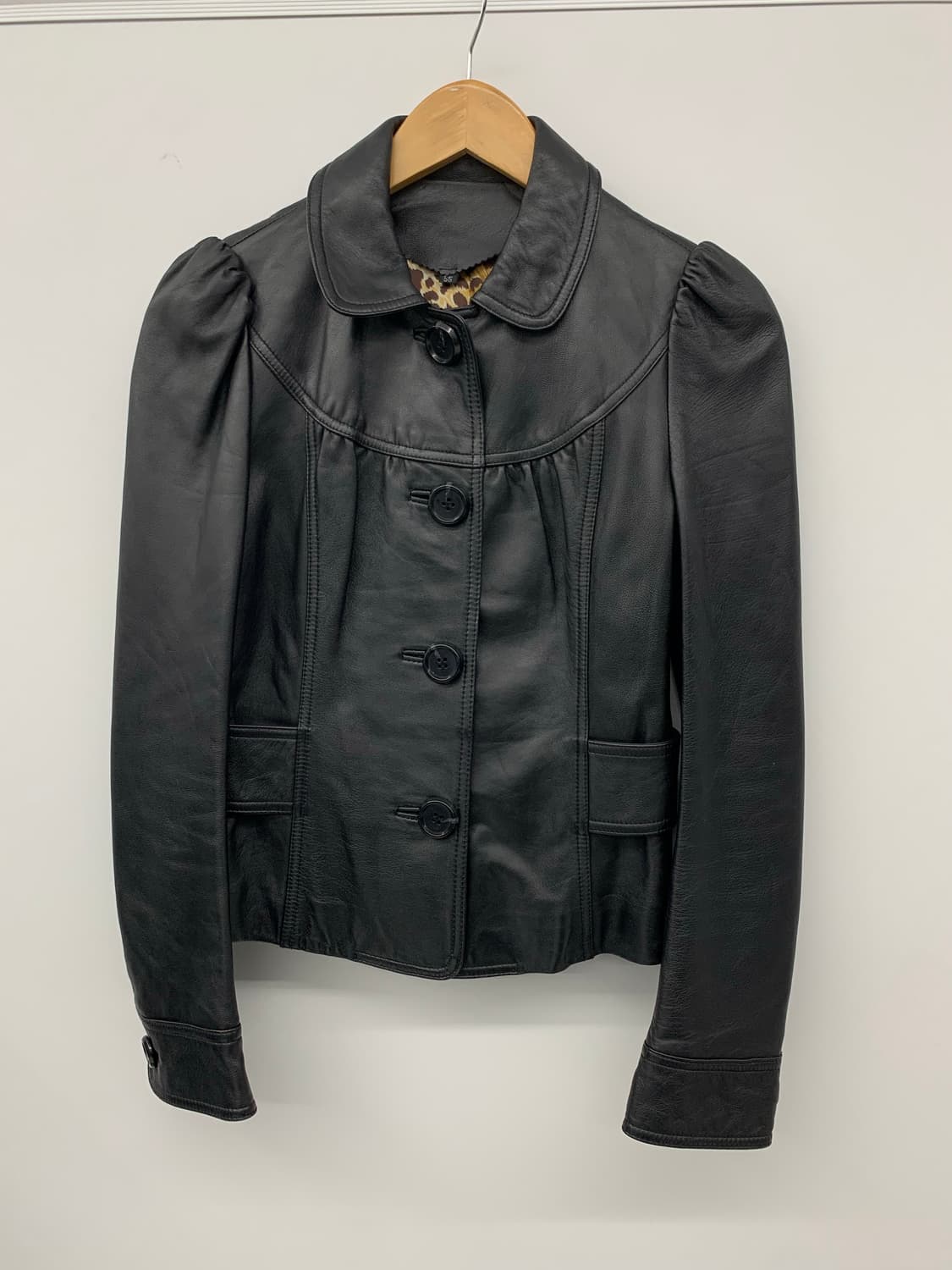 램스킨 카라 퍼프 레더 상품이미지3