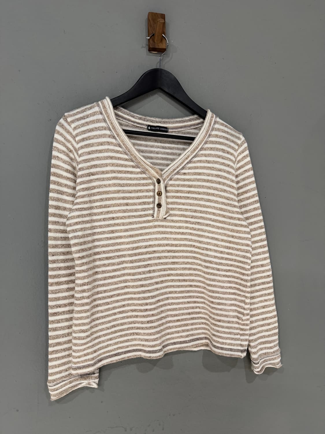 button-up stripe pattern long sleeve 상품이미지5