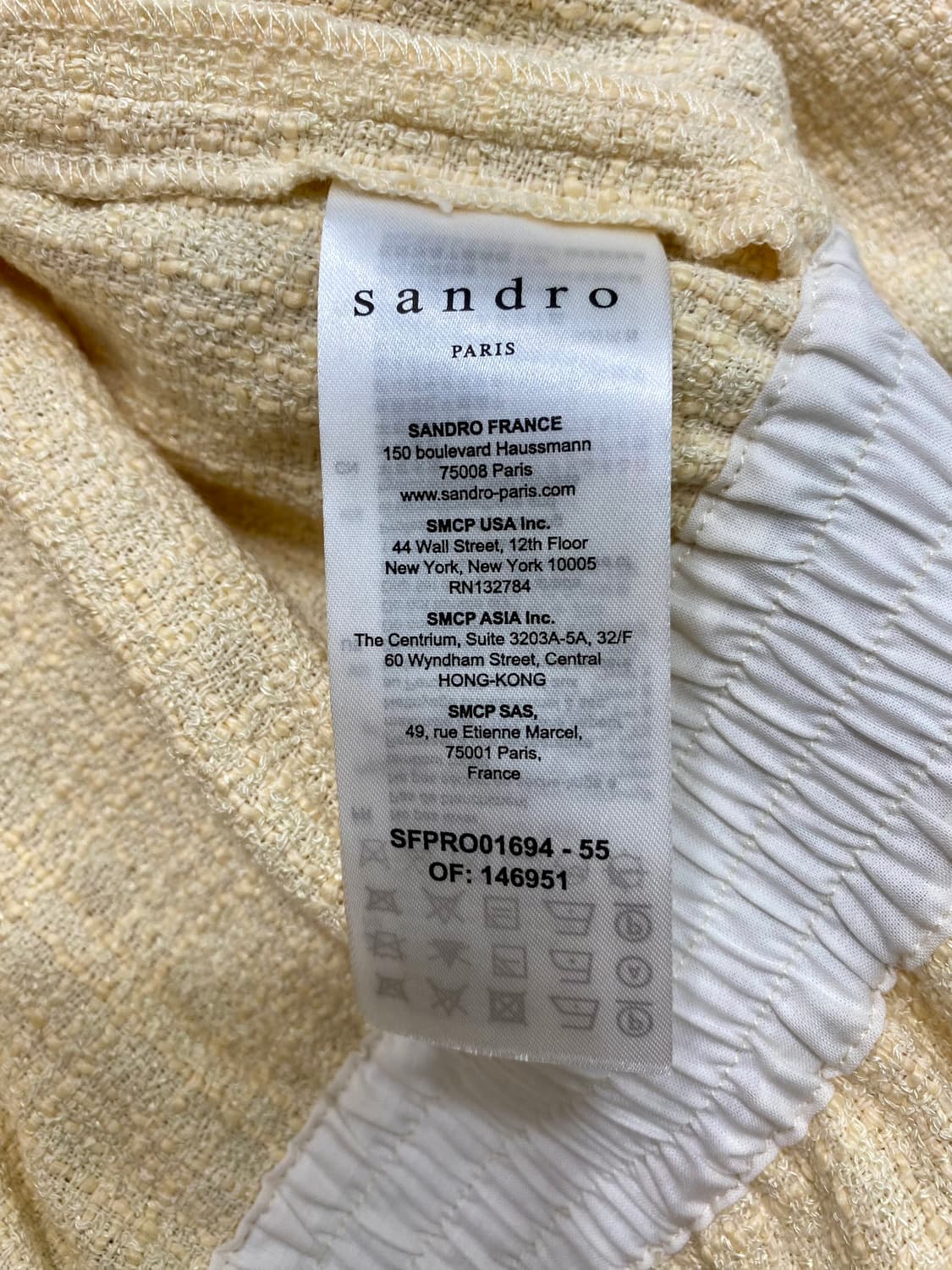 산드로 트위드 원피스 34 상품이미지10