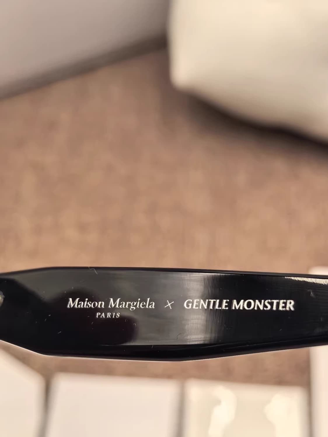 [정품/풀구성] 젠틀몬스터 x 메종 마르지엘라 MM204 블랙 선글라스 상품이미지4