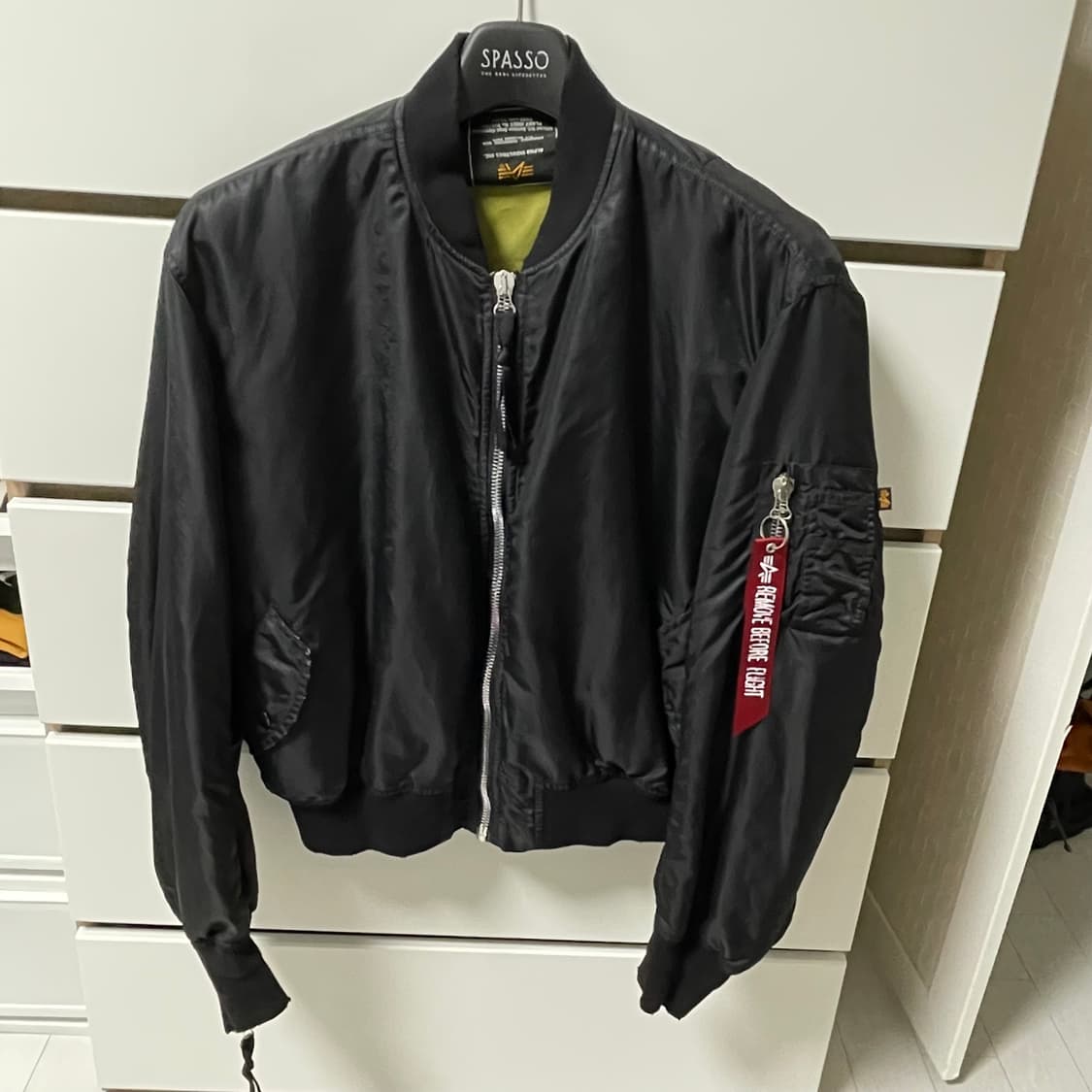 424 x 슬램잼 x 알파인더스트리 ma-1 상품이미지5