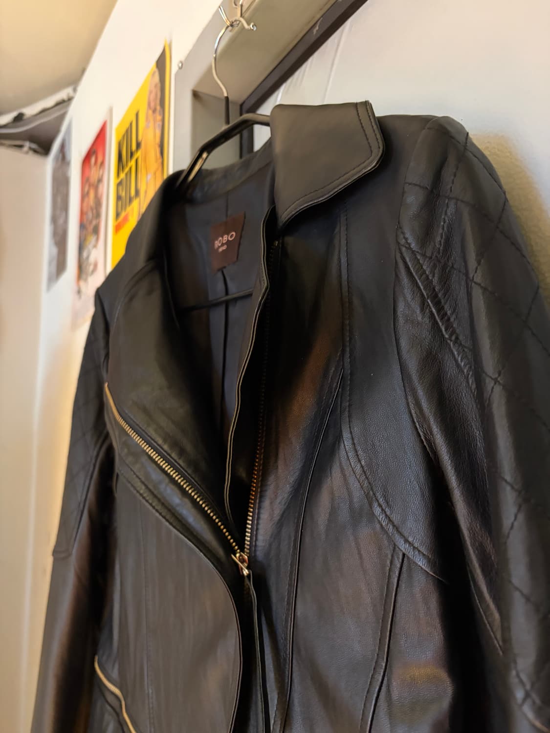 ROBO 양가죽 레더 코트 상품이미지4