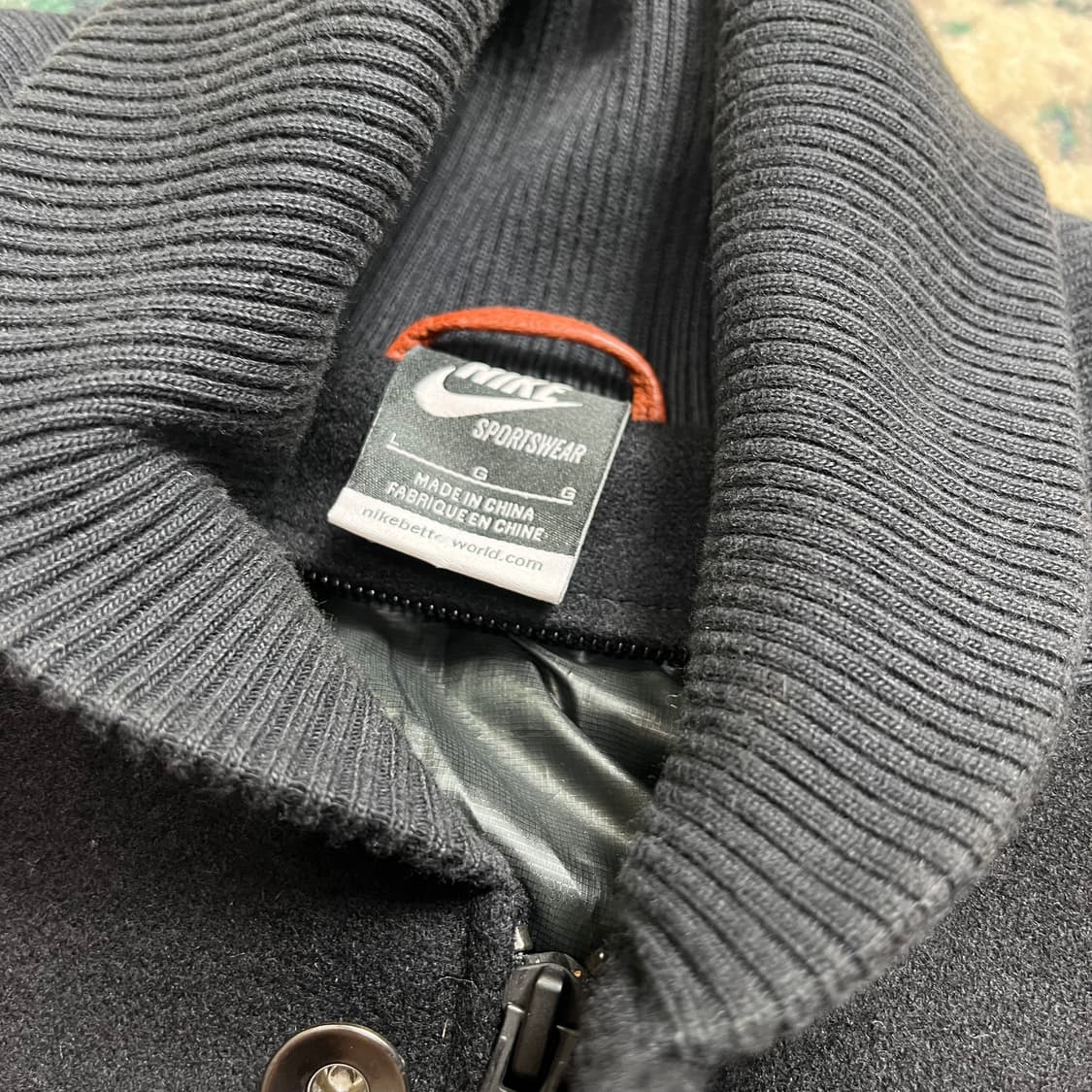 Nike nsw 나이키 울 블루종 자켓 점퍼(L) 상품이미지5