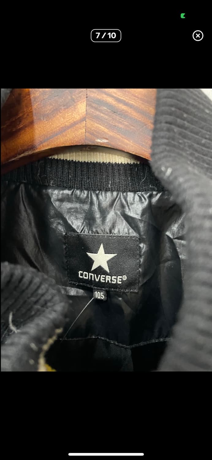 컨버스 덕다운 유광 블랙패딩 A3351 상품이미지7