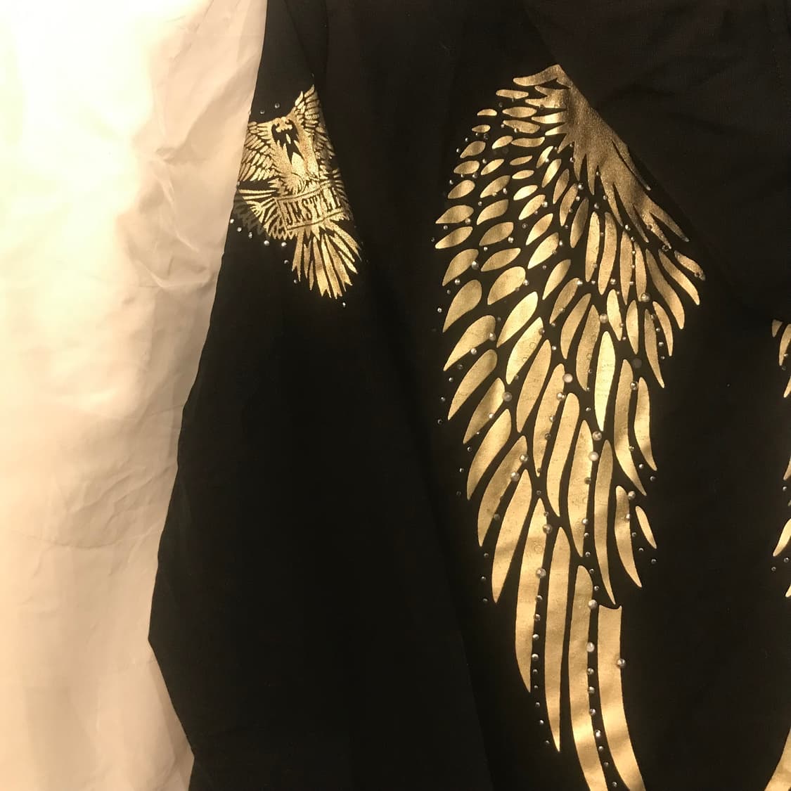 Vintage 고스펑크 고딕 갸루 큐빅 날개 후드집업 상품이미지5