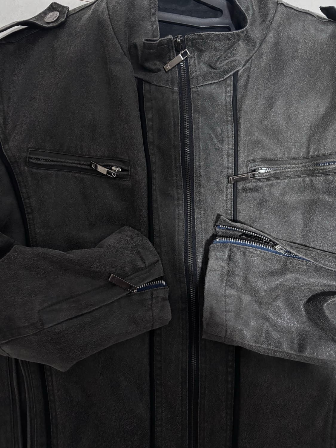 [M]조르지오 아르마니 하이넥 라이더 자켓 상품이미지3