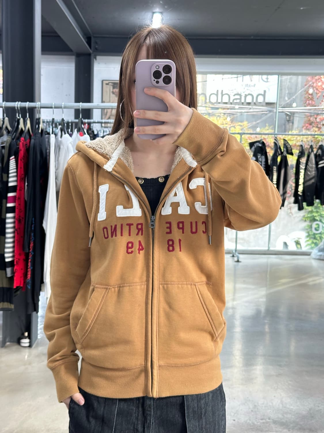 후아유 울프죠 후드집업 상품이미지4