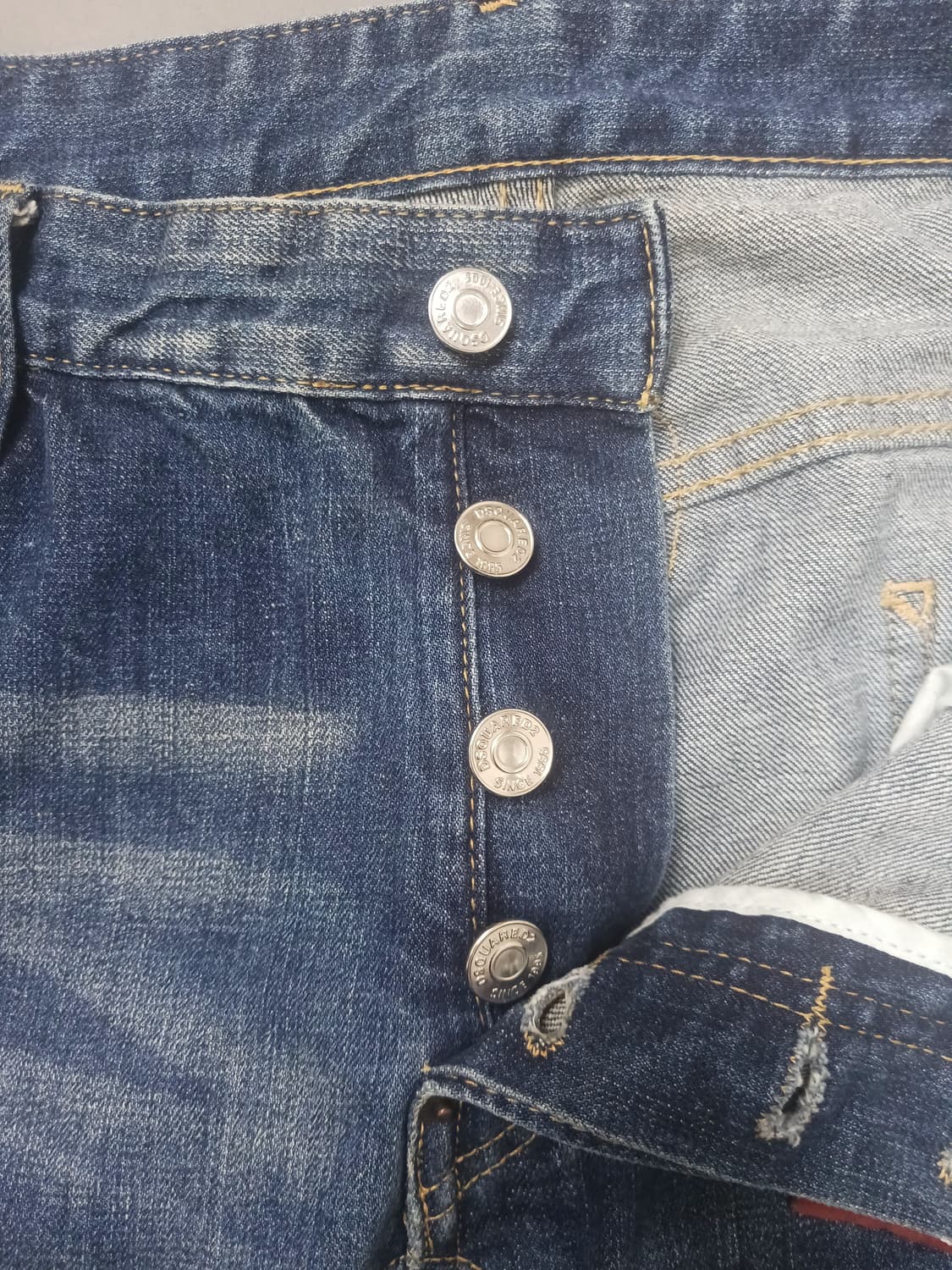 [36] 디스퀘어드2 네온로고 바이커진 청바지 상품이미지6