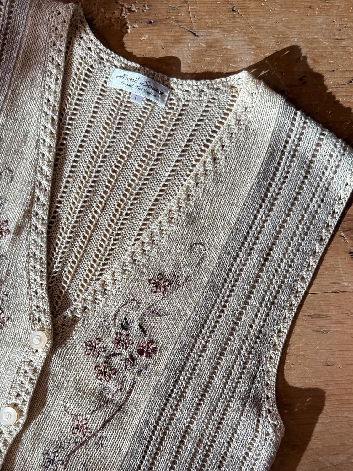 Floral Embroidered Sleeveless 0017 상품이미지5