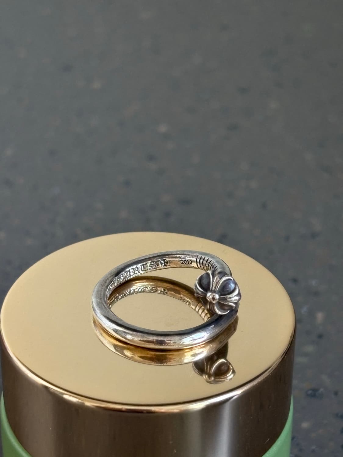 (정품) 크롬하츠 크로스 볼 네일링 size 16호 상품이미지3