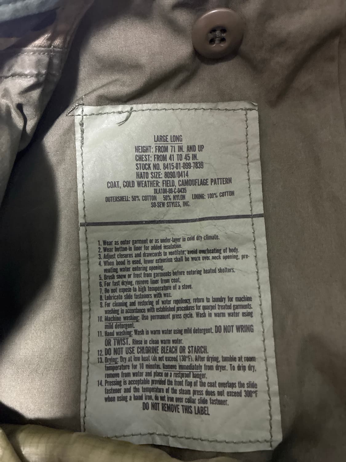 M-65 우드랜드 3세대 상품이미지2