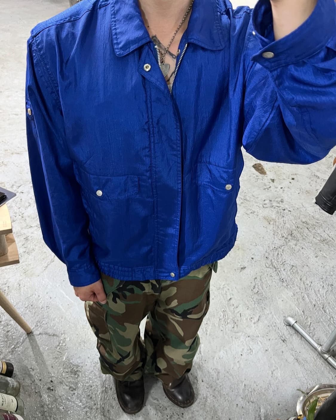 SADDLER vintge blue jacket 상품이미지1