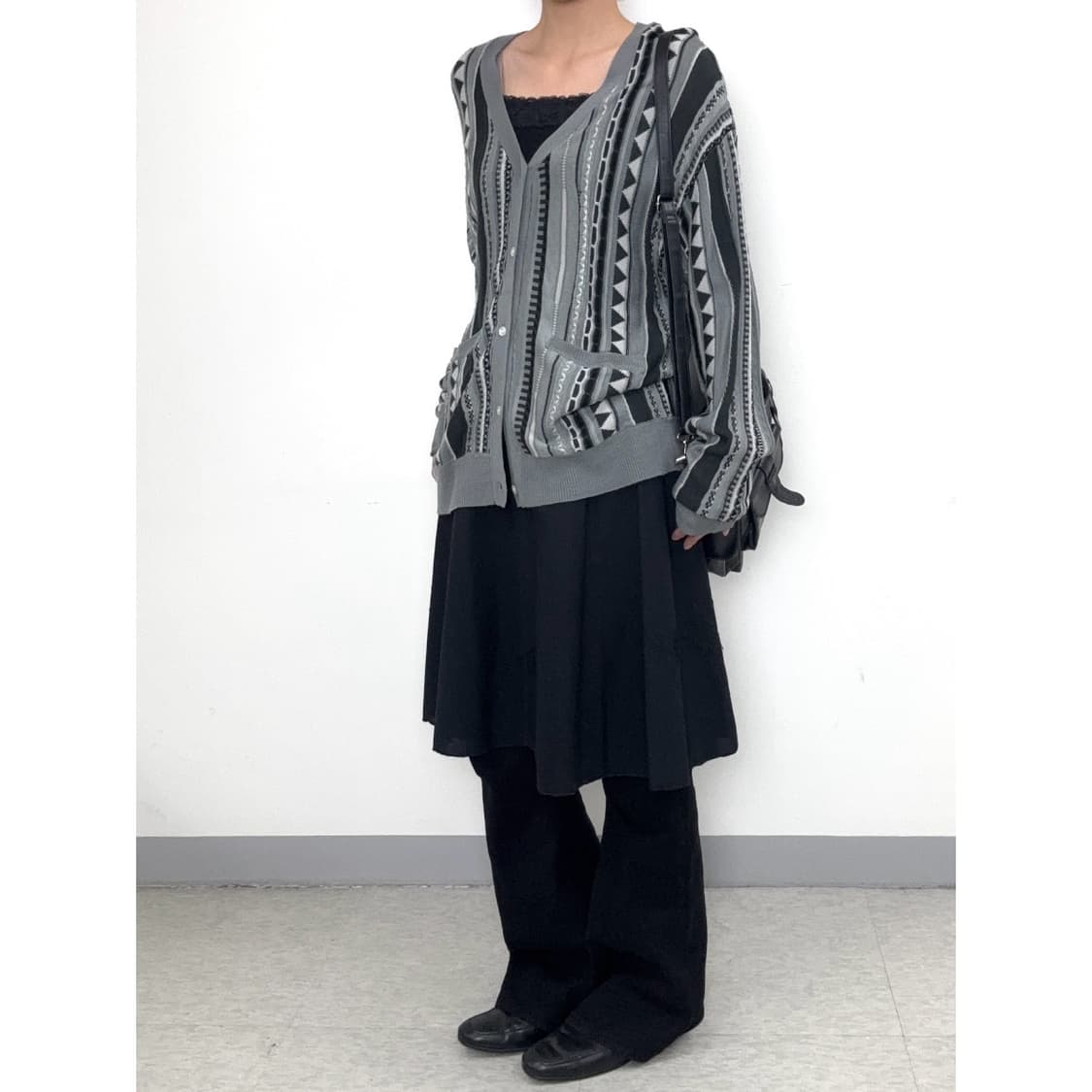 빈티지 그레이 가디건 상품이미지3