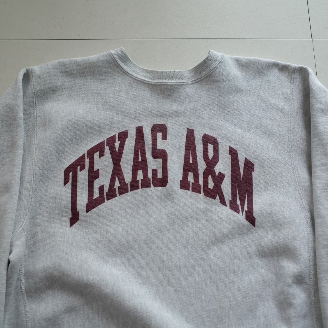 90s 챔피온 리버스위브 MADE in USA텍사스A&M 스웻셔츠 L 상품이미지2
