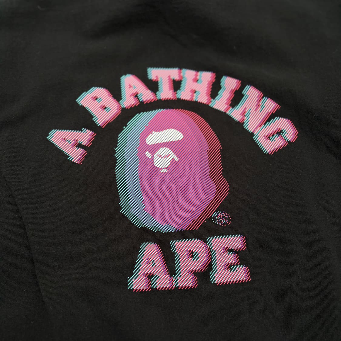 2XL)베이프 아트컬리지 반팔 티셔츠 상품이미지4