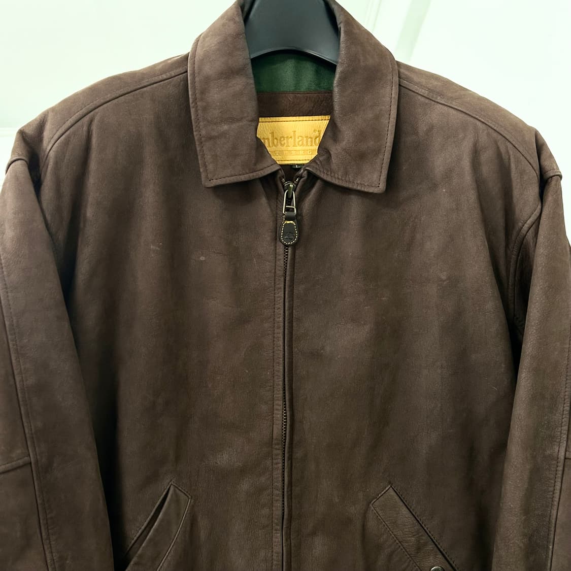 팀버랜드 시그니처 로고 소가죽 봄버 자켓 상품이미지5