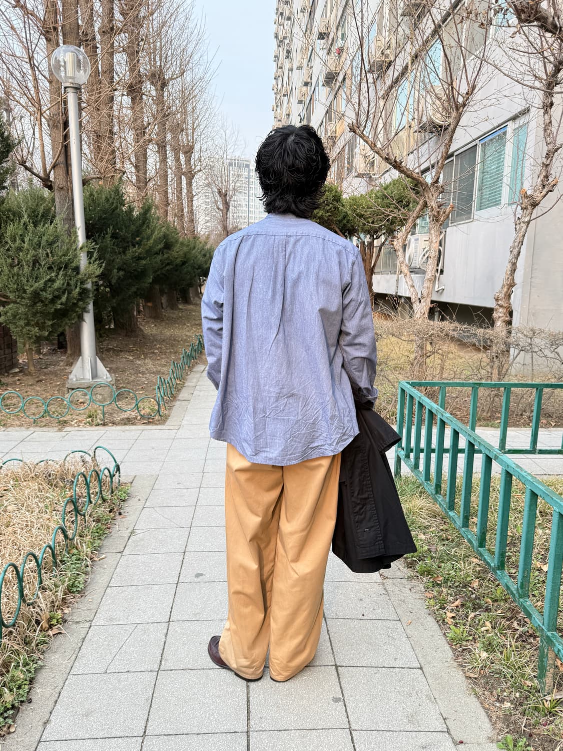 Graphpaper 투턱 치노 팬츠 베이지 상품이미지10