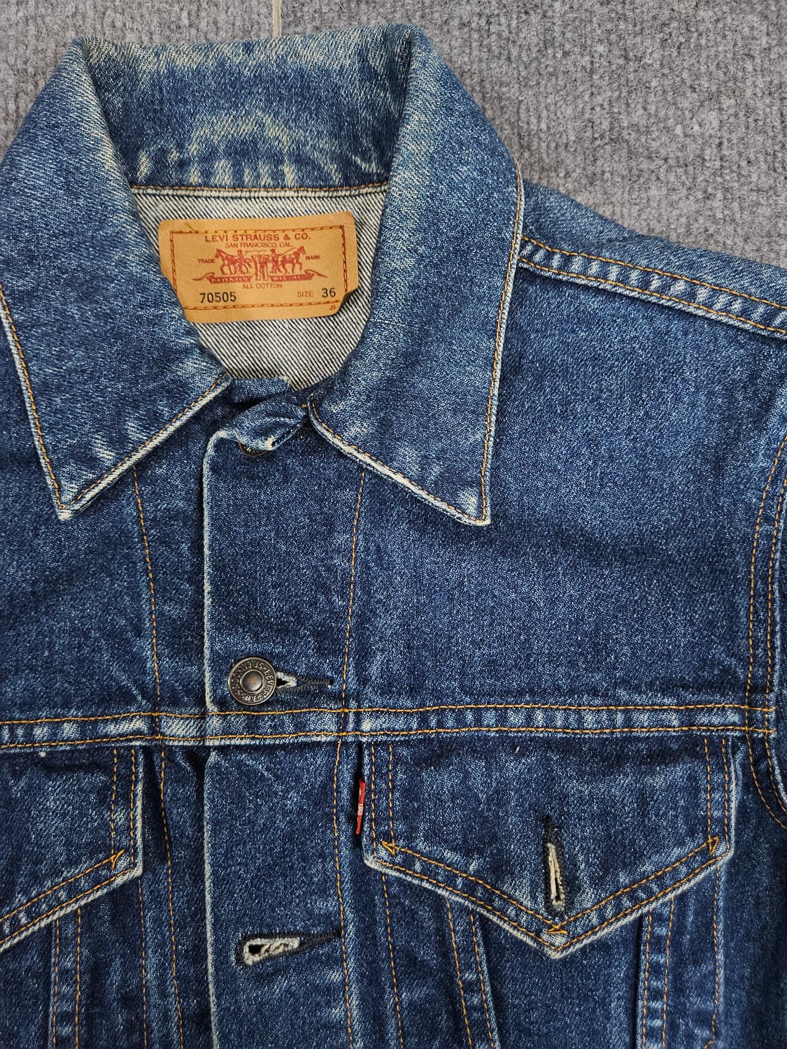 리바이스 70505 90's JPN 데님 자켓 상품이미지2