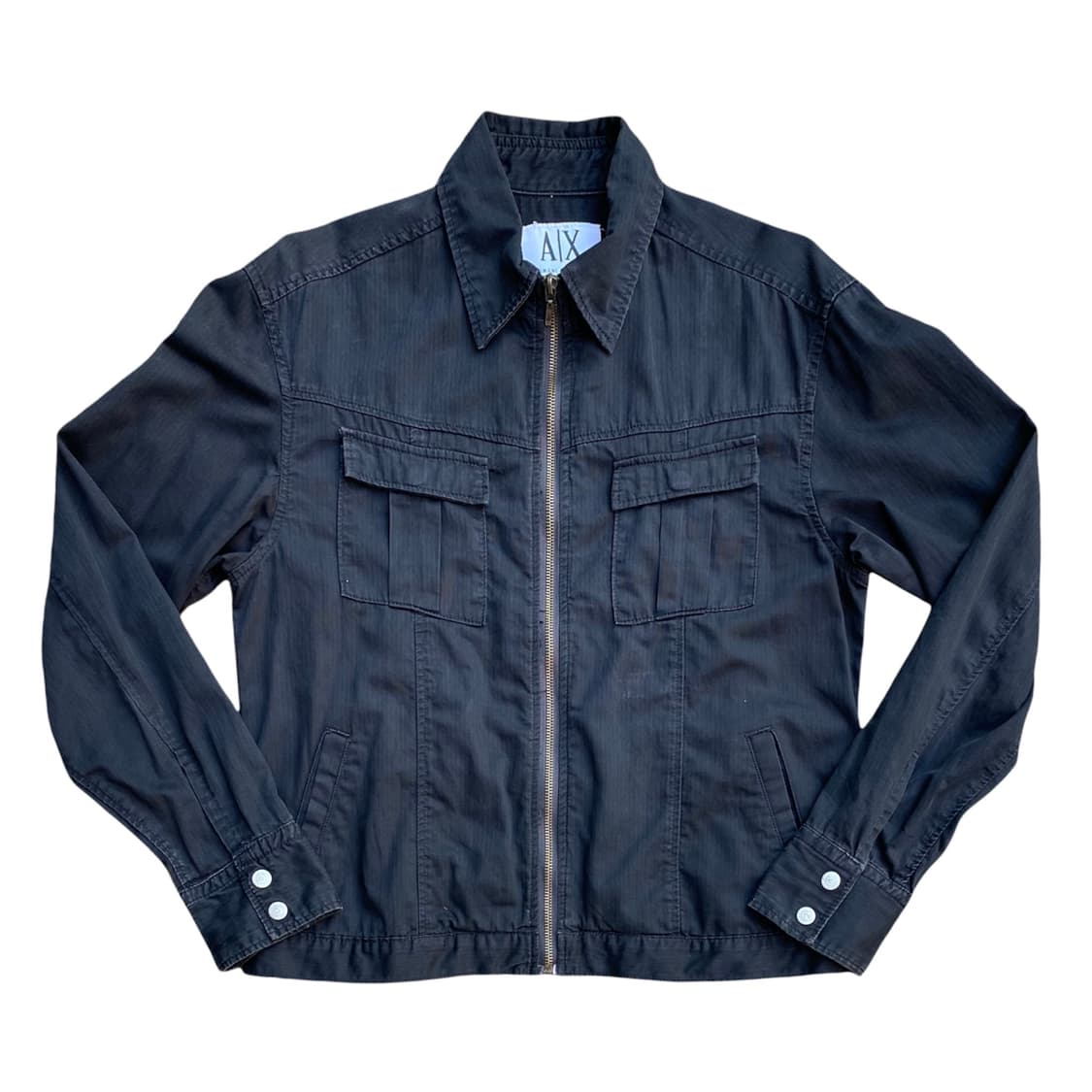 알마니 익스체인지 인클라인 포켓 코튼 자켓 상품이미지2