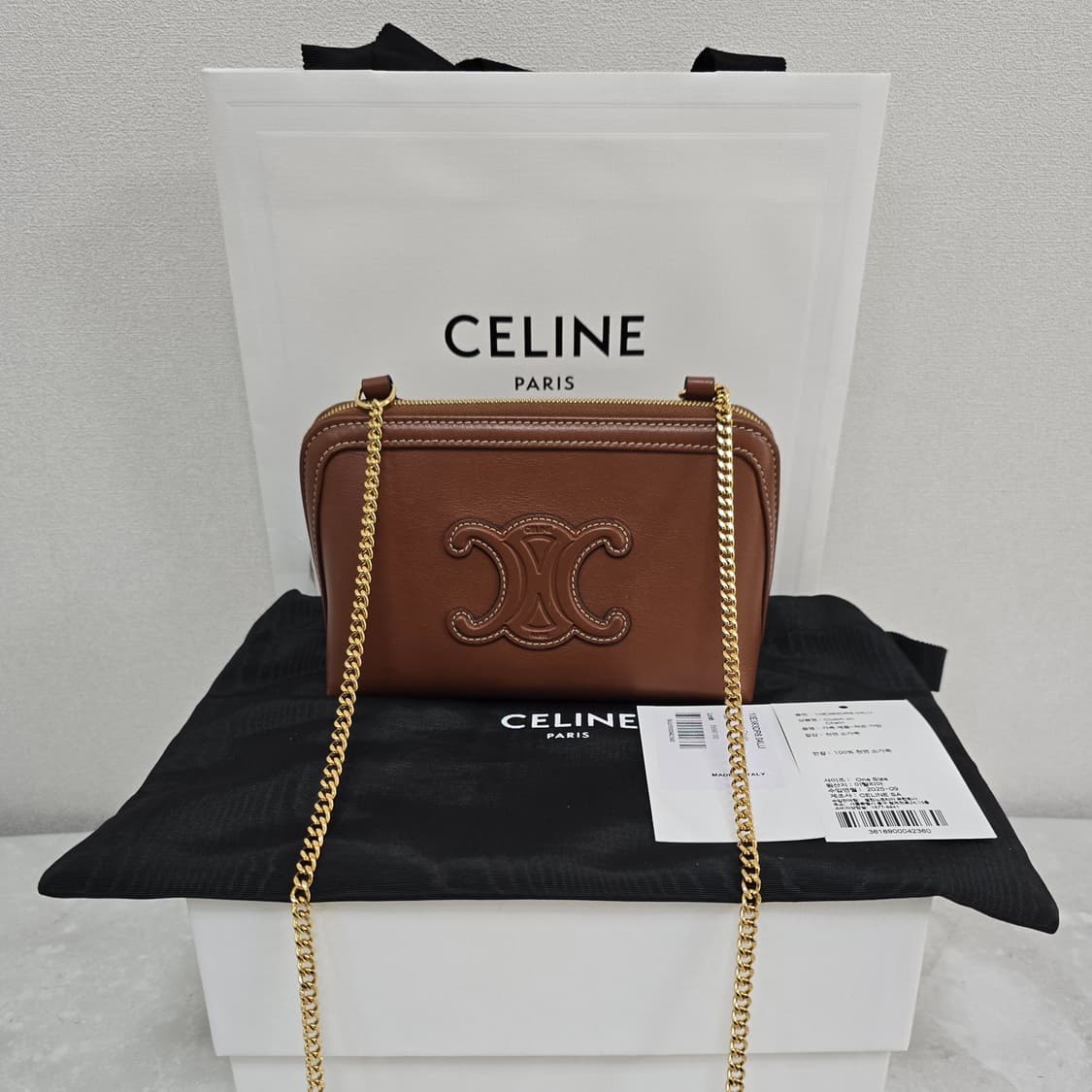 셀린느 체인 클러치 숄더백 판매 상품이미지1