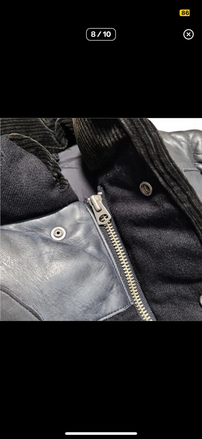 Mihara Yasuhiro 가죽패치 패딩점퍼 상품이미지8